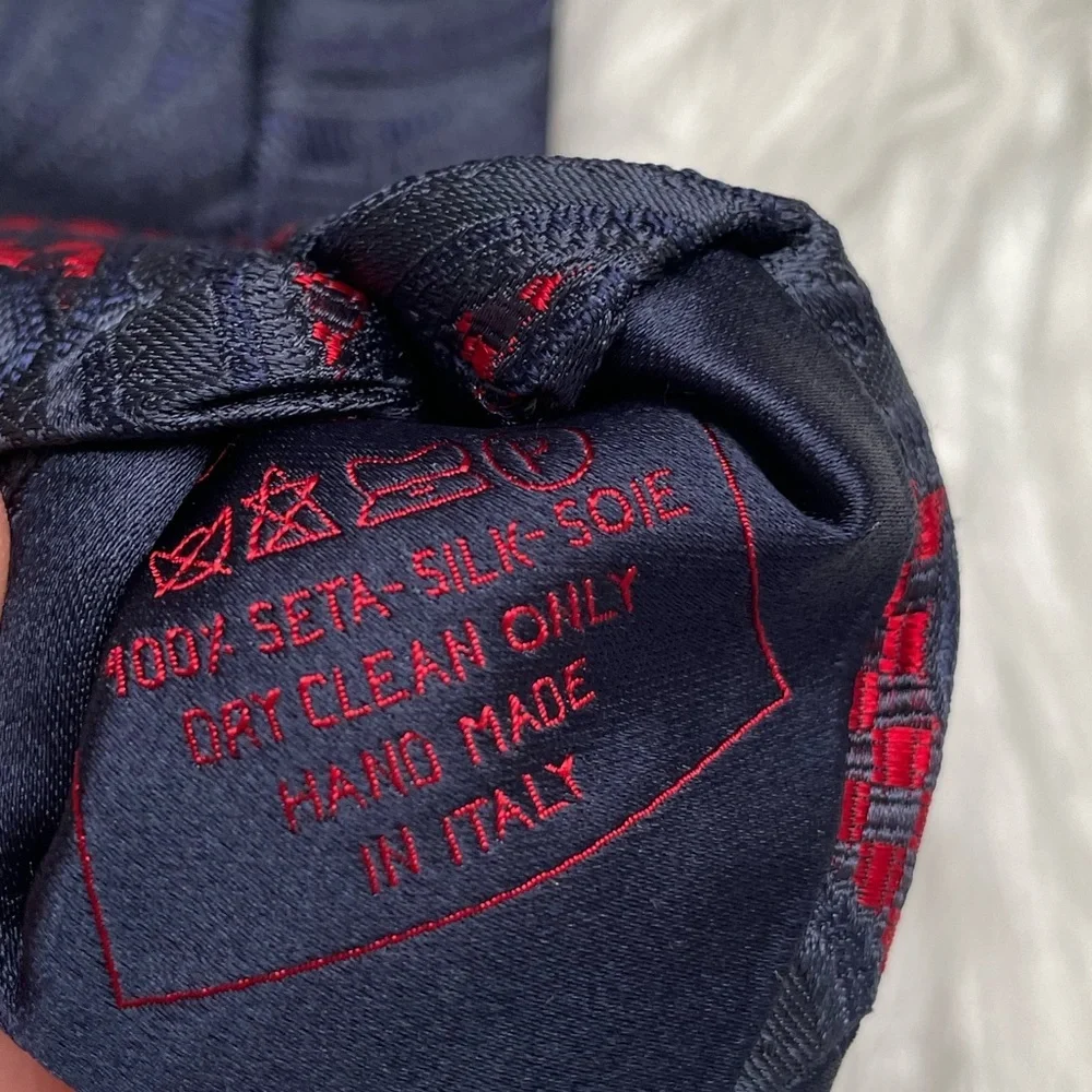 Italo Ferretti | Men’s 100% Seta-Silk Tie and Pocket Square Made in Italy